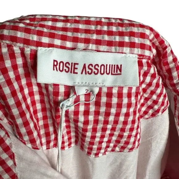 ROSIE ASSOULIN Boogie Woogie Bugle Boy Dress in Seersucker Gingham Women's 2 NWT - Picture 8 of 13